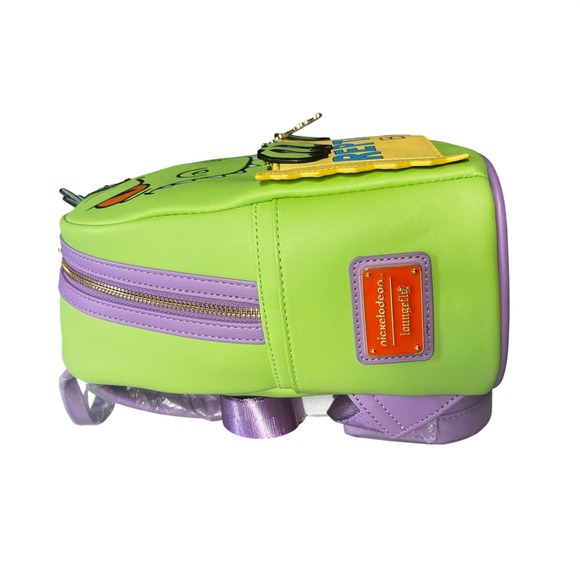 Loungefly Nickelodeon Rugrats Reptar Bar Mini Backpack Lime Green New NWT main image 8